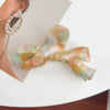 Women's Handmade Elegant Geometric Acetic Acid Hairclip Grab Clip Ponytail Clip Hair Accessories