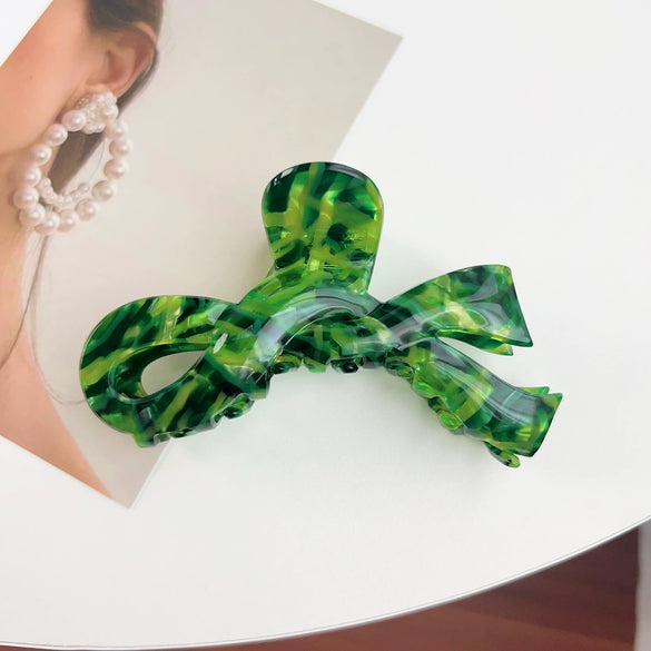 Women's Handmade Elegant Geometric Acetic Acid Hairclip Grab Clip Ponytail Clip Hair Accessories