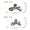 Women's Handmade Elegant Geometric Acetic Acid Hairclip Grab Clip Ponytail Clip Hair Accessories