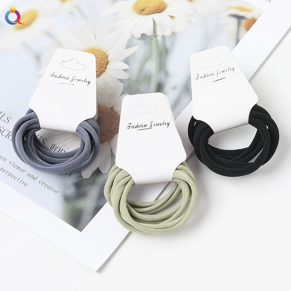 Women's Handmade Fabric High Elastic Seamless Hair Ring