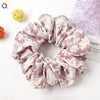 Women’s Handmade Fabric Scrunchie Hair Tie With Polka Dot And Leopard Print Patterns Elegant Hair Accessory Wholesale