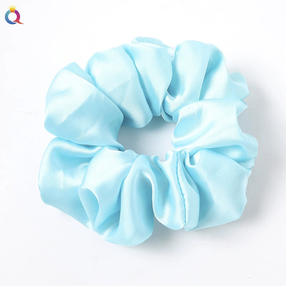 Women’s Handmade Fabric Scrunchie Hair Tie With Polka Dot And Leopard Print Patterns Elegant Hair Accessory Wholesale