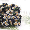 Women's Handmade Floral Print Chiffon Fabric Scrunchie Hair Ring Hair Accessory For Everyday Styling