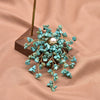 Women's Handmade Freshwater Pearl And Gold Plated Copper Flower Brooch