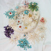 Women's Handmade Freshwater Pearl And Gold Plated Copper Flower Brooch