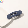 Women's Handmade Frosted Colorful Resin Duckbill Hair Clip Large Side Clip For Bangs
