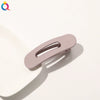 Women's Handmade Frosted Colorful Resin Duckbill Hair Clip Large Side Clip For Bangs