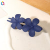 Women's Handmade Frosted Colorful Resin Duckbill Hair Clip Large Side Clip For Bangs