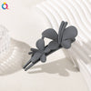 Women's Handmade Frosted Colorful Resin Duckbill Hair Clip Large Side Clip For Bangs