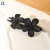 Women's Handmade Frosted Colorful Resin Duckbill Hair Clip Large Side Clip For Bangs