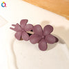Women's Handmade Frosted Colorful Resin Duckbill Hair Clip Large Side Clip For Bangs