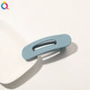 Women's Handmade Frosted Colorful Resin Duckbill Hair Clip Large Side Clip For Bangs