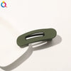 Women's Handmade Frosted Colorful Resin Duckbill Hair Clip Large Side Clip For Bangs