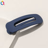 Women's Handmade Frosted Colorful Resin Duckbill Hair Clip Large Side Clip For Bangs