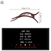 Women's Handmade Frosted Cross Duckbill Hair Clip Large Plastic Resin Hair Accessory With Simple Animalinspired Design
