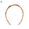 Women's Handmade Frosted Foldable Abs Resin Headband Portable Fashion Hair Accessory