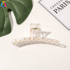 Women's Handmade Frosted Geometric Hair Claw Clip Hairpin With Simple Fashion Design For Wholesale