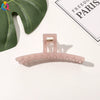 Women's Handmade Frosted Geometric Hair Claw Clip Hairpin With Simple Fashion Design For Wholesale