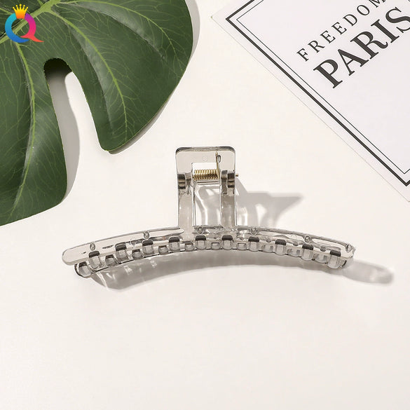 Women's Handmade Frosted Geometric Hair Claw Clip Hairpin With Simple Fashion Design For Wholesale