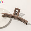 Women's Handmade Frosted Geometric Hair Claw Clip Hairpin With Simple Fashion Design For Wholesale