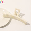 Women's Handmade Frosted Geometric Hair Claw Clip Hairpin With Simple Fashion Design For Wholesale
