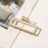 Women's Handmade Geometric Acetate Large Crossshaped Hair Claw Clip Statement Hairpin