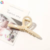 Women's Handmade Geometric Acetate Large Crossshaped Hair Claw Clip Statement Hairpin