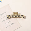 Women's Handmade Geometric Acetate Large Crossshaped Hair Claw Clip Statement Hairpin