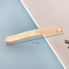 Women's Handmade Geometric Acetate Side Hair Clip Elegant Minimalist Bangs Barrette