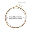 Women's Handmade Geometric Beaded Necklace With Crazy Agate Red Agate Copper And Stainless Steel