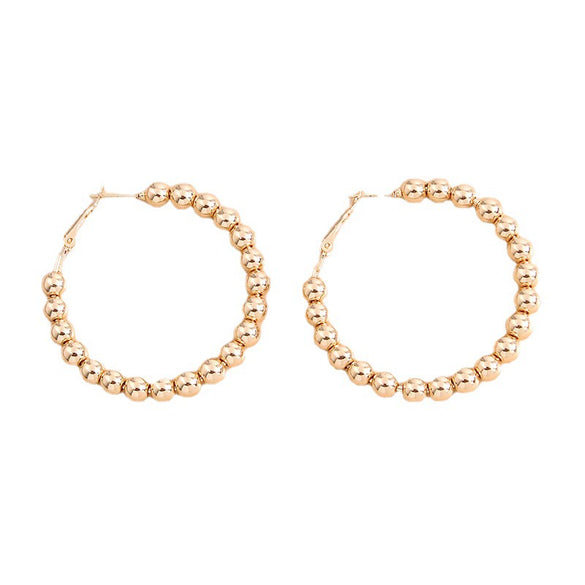 Women's Handmade Geometric Cshaped Iron Earrings Elegant Minimalist Jewelry Wholesale