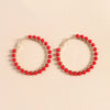 Women's Handmade Geometric Cshaped Iron Earrings Elegant Minimalist Jewelry Wholesale