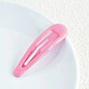 Women's Handmade Geometric Metal Water Drop Hair Clips Cute Candy Color Side Bangs Hair Accessories