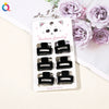 Women's Handmade Geometric Mini Hair Clip Small Grip Clip For Bangs And Loose Hair Casual Colorful Design