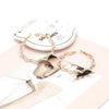 Women’s Handmade Geometric Round Metal And Pearl Statement Earrings Fashion Jewelry For Wholesale