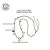 Women's Handmade Geometric Style Necklace With Lapis Lazuli Freshwater Pearl And Other Materials