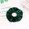 Women's Handmade Gradient Fabric Scrunchie Hair Tie With Zipper Detail Fashion Ponytail Hair Accessory Wholesale