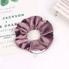 Women's Handmade Gradient Fabric Scrunchie Hair Tie With Zipper Detail Fashion Ponytail Hair Accessory Wholesale