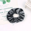 Women's Handmade Gradient Fabric Scrunchie Hair Tie With Zipper Detail Fashion Ponytail Hair Accessory Wholesale
