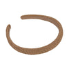 Women's Handmade Grass Hairband Geometric Retro Allmatch Holiday Style Solid Color