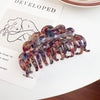Women's Handmade High Sense Geometric Acetic Acid Hair Grab Clip