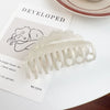 Women's Handmade High Sense Geometric Acetic Acid Hair Grab Clip
