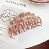 Women's Handmade High Sense Geometric Acetic Acid Hair Grab Clip