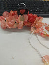Women's Handmade Imitation Pearl Flower Tassel Shark Clip Hair Accessories