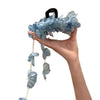 Women's Handmade Imitation Pearl Flower Tassel Shark Clip Hair Accessories