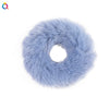 Women's Handmade Imitation Rabbit Fur Scrunchie Soft Furry Cloth Hair Ring Accessory