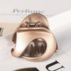 Women's Handmade Irregular Resin Hair Claw Clip Fashion Plastic Hair Grip Accessory