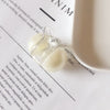 Women's Handmade Large Imitation Pearl Hair Claw Clip Elegant Statement Hair Accessory
