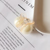 Women's Handmade Large Imitation Pearl Hair Claw Clip Elegant Statement Hair Accessory