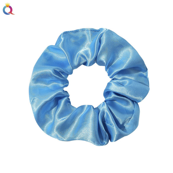 Women's Handmade Led Satin Scrunchie Hair Tie With Shiny Luminous Fabric Hair Accessory